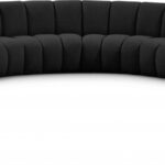 Infinity 178" Boucle Fabric Upholstered 8pc. Modular Sectional
