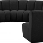 Infinity 178" Boucle Fabric Upholstered 8pc. Modular Sectional