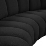 Infinity 154" Boucle Fabric Upholstered 4pc. Modular Sectional