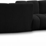 Infinity 217" Boucle Fabric Upholstered 6pc. Modular Sectional
