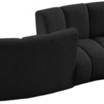 Infinity 217" Boucle Fabric Upholstered 6pc. Modular Sectional