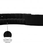 Infinity 217" Boucle Fabric Upholstered 6pc. Modular Sectional
