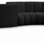 Infinity 268" Boucle Fabric Upholstered 8pc. Modular Sectional