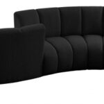 Infinity 268" Boucle Fabric Upholstered 8pc. Modular Sectional