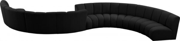 Infinity 268" Boucle Fabric Upholstered 8pc. Modular Sectional