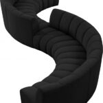 Infinity 268" Boucle Fabric Upholstered 8pc. Modular Sectional