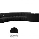 Infinity 268" Boucle Fabric Upholstered 8pc. Modular Sectional