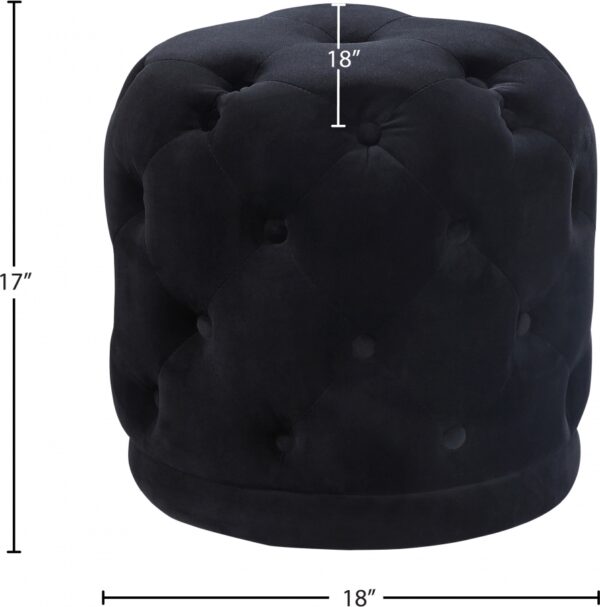 Harper Velvet Upholstered Stool