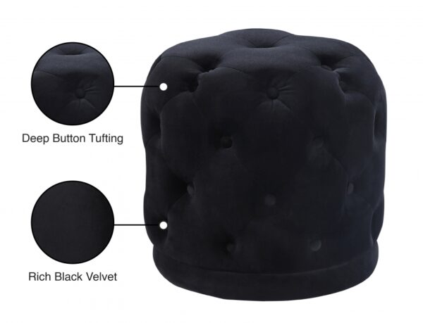 Harper Velvet Upholstered Stool