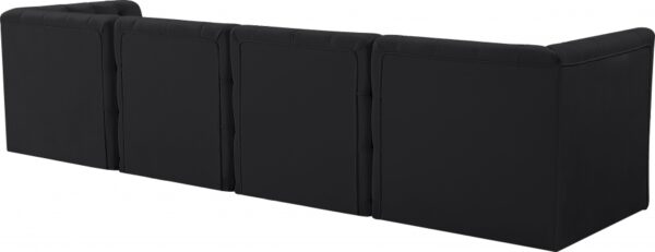 Tuft 128" Velvet Upholstered 4pc. Modular Sofa