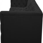 Tuft 128" Velvet Upholstered 4pc. Modular Sofa