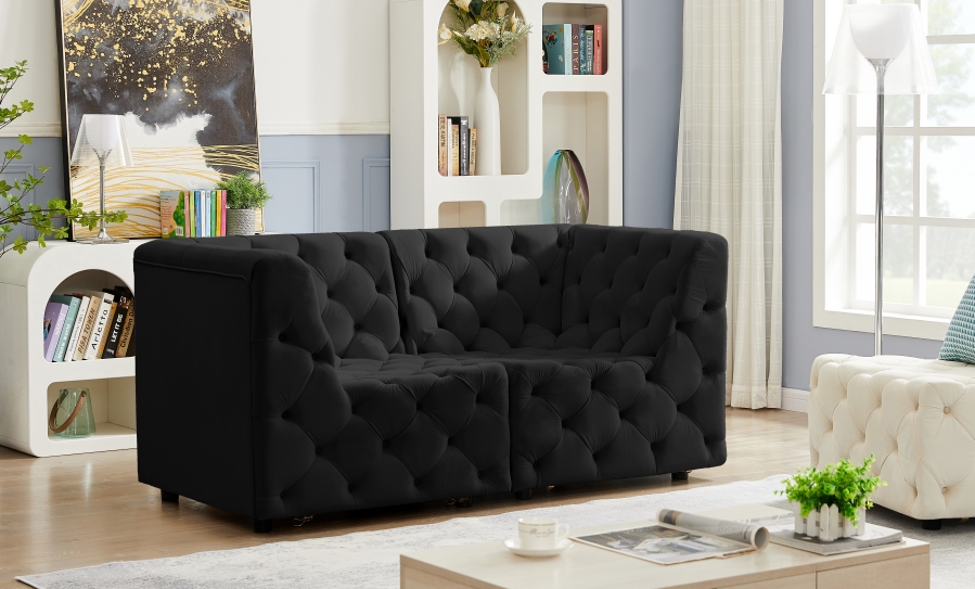 Tuft 70" Velvet Upholstered 2pc. Modular Loveseat