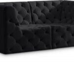 Tuft 70" Velvet Upholstered 2pc. Modular Loveseat