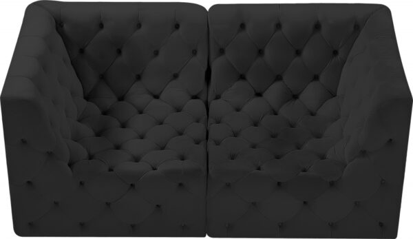 Tuft 70" Velvet Upholstered 2pc. Modular Loveseat