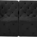 Tuft 70" Velvet Upholstered 2pc. Modular Loveseat