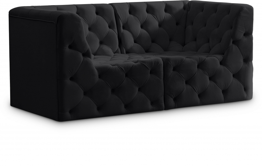 Tuft 70" Velvet Upholstered 2pc. Modular Loveseat
