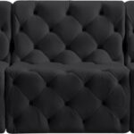 Tuft 99" Velvet Upholstered 3pc. Modular Sofa