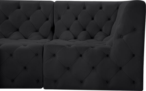 Tuft 99" Velvet Upholstered 4pc. Modular Sectional