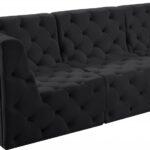Tuft 99" Velvet Upholstered 4pc. Modular Sectional