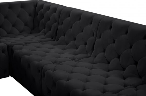 Tuft 99" Velvet Upholstered 4pc. Modular Sectional