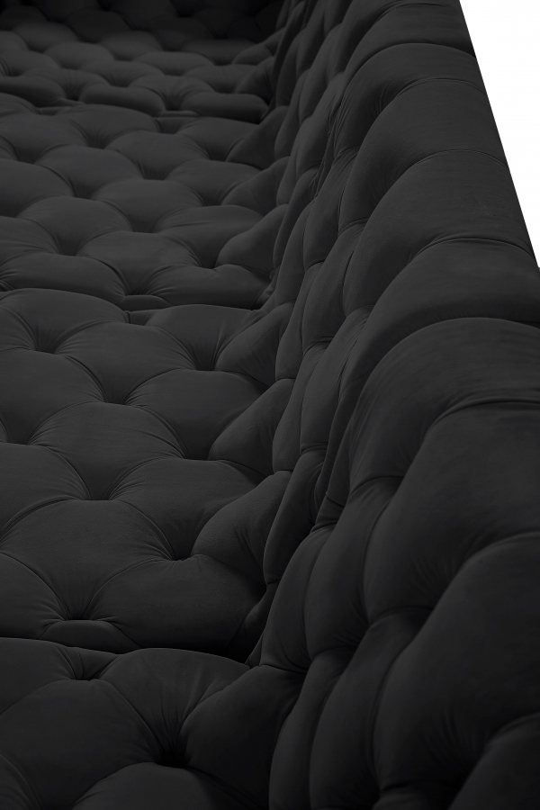 Tuft 99" Velvet Upholstered 4pc. Modular Sectional