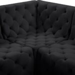 Tuft 99" Velvet Upholstered 4pc. Modular Sectional