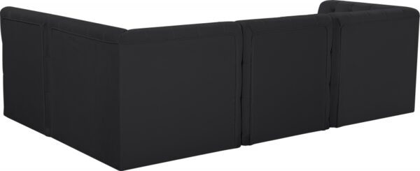 Tuft 99" Velvet Upholstered 4pc. Modular Sectional