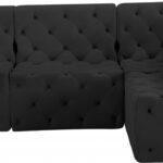 Tuft 99" Velvet Upholstered 4pc. Modular Sectional