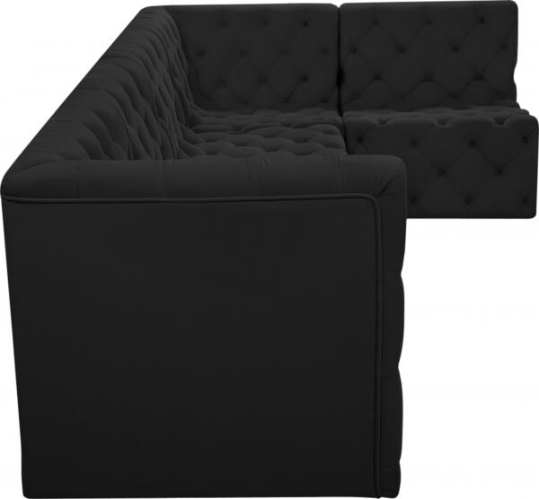 Tuft 128" Velvet Upholstered 5pc. Modular Sectional