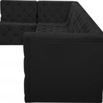Tuft 128" Velvet Upholstered 5pc. Modular Sectional