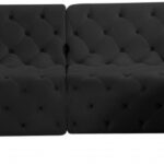 Tuft 128" Velvet Upholstered 5pc. Modular Sectional