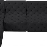 Tuft 128" Velvet Upholstered 5pc. Modular Sectional