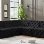 Tuft 93" Velvet Upholstered 5pc. Modular Sectional