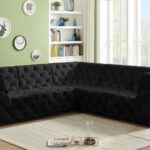 Tuft 99" Velvet Upholstered 5pc. Modular Sectional