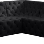Tuft 99" Velvet Upholstered 5pc. Modular Sectional