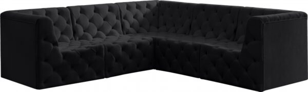 Tuft 99" Velvet Upholstered 5pc. Modular Sectional