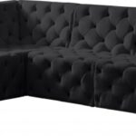 Tuft 128" Velvet Upholstered 6pc. Modular Sectional
