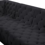 Tuft 128" Velvet Upholstered 6pc. Modular Sectional