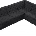 Tuft 128" Velvet Upholstered 6pc. Modular Sectional