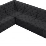 Tuft 128" Velvet Upholstered 6pc. Modular Sectional