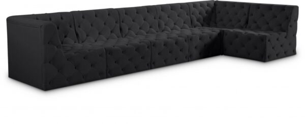 Tuft 157" Velvet Upholstered 6pc. Modular Sectional