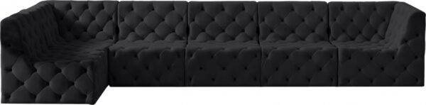 Tuft 157" Velvet Upholstered 6pc. Modular Sectional