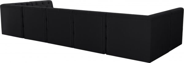 Tuft 157" Velvet Upholstered 7pc. Modular Sectional