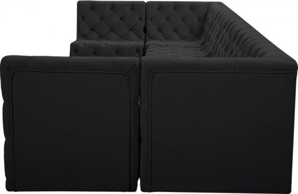 Tuft 157" Velvet Upholstered 7pc. Modular Sectional