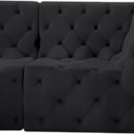 Tuft 157" Velvet Upholstered 7pc. Modular Sectional