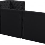Tuft 128" Velvet Upholstered 8pc. Modular Sectional