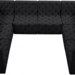 Tuft 128" Velvet Upholstered 8pc. Modular Sectional