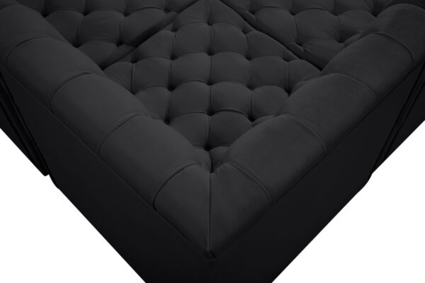 Tuft 186" Velvet Upholstered 8pc. Modular Sectional
