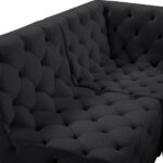Tuft 186" Velvet Upholstered 8pc. Modular Sectional