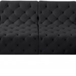 Tuft 186" Velvet Upholstered 8pc. Modular Sectional